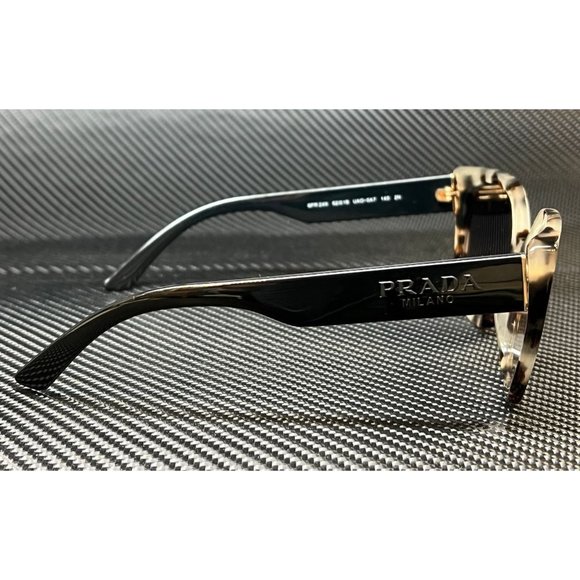 New Prada Women's Light Tortoise Sunglasses - Picture 3 of 5